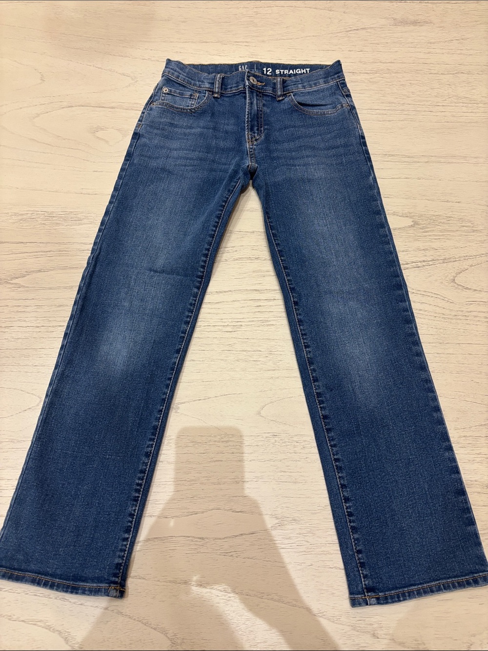 GAP Kids Boys’ Straight Jeans — Size 12 — Like new